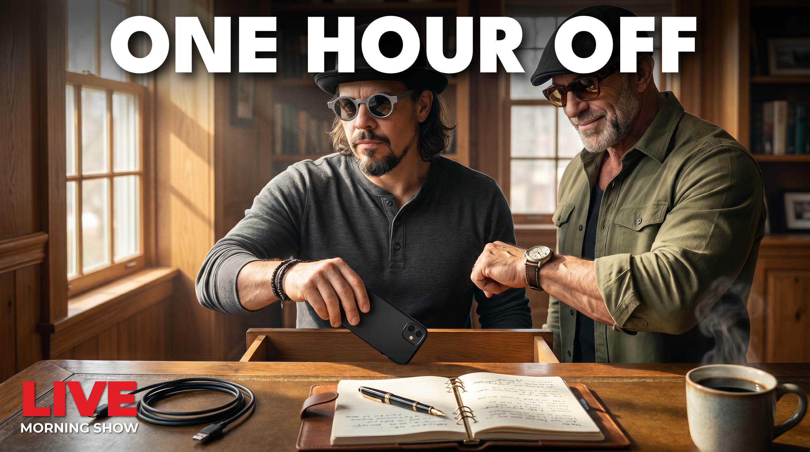 How One Hour Without a Phone Rewires a Man's Day